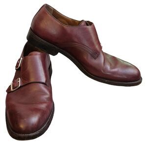 Men's Classic Burgundy Leather Oxfords